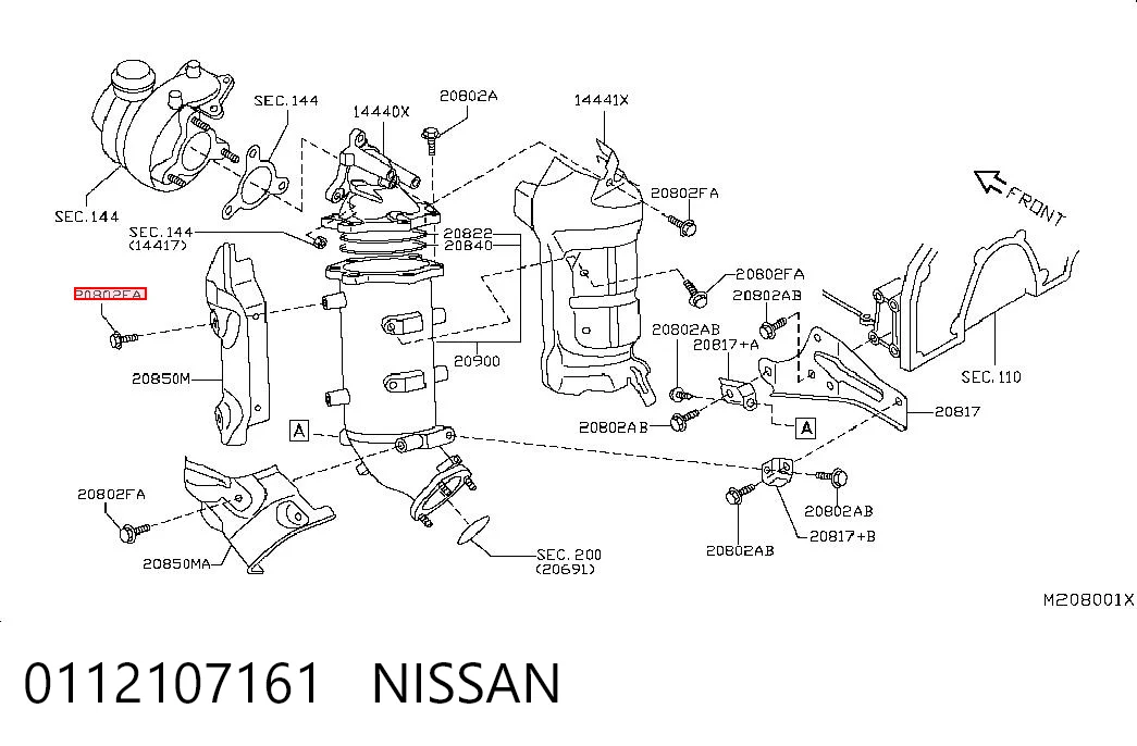 0112107161 Nissan/Infiniti
