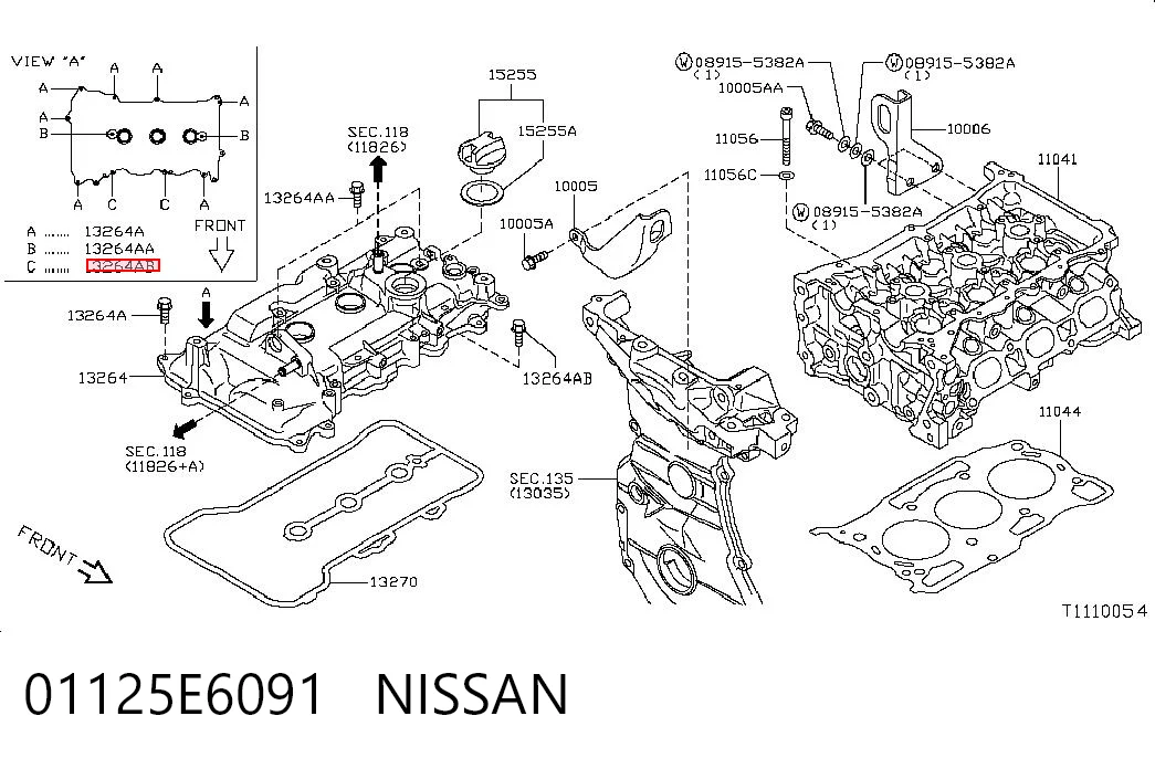 01125E6091 Nissan/Infiniti
