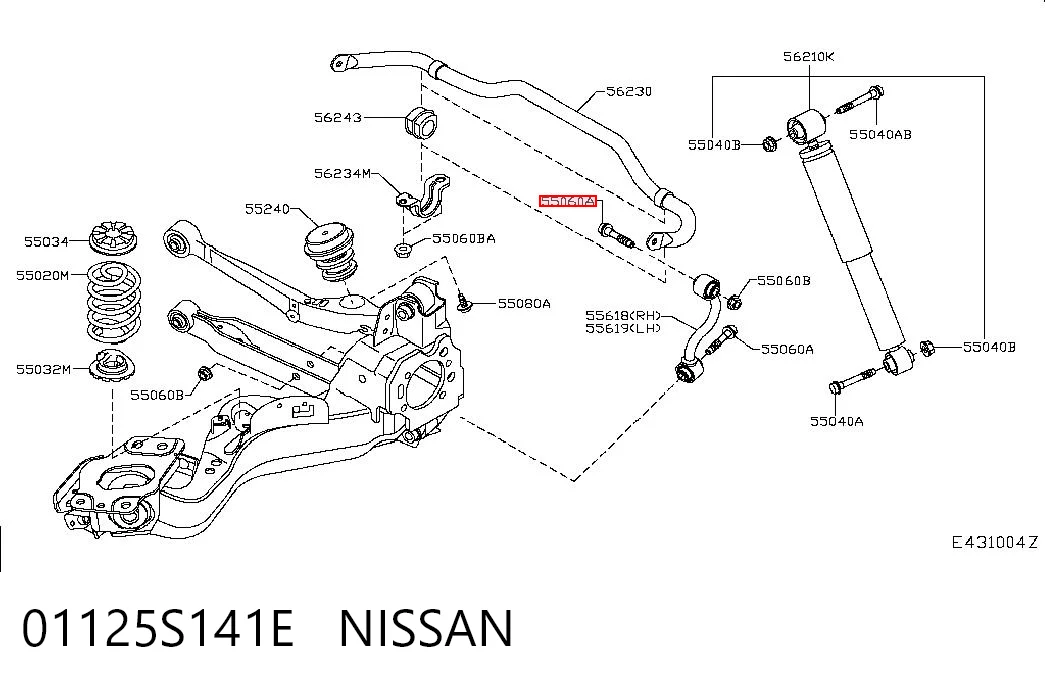01125S141E Nissan/Infiniti