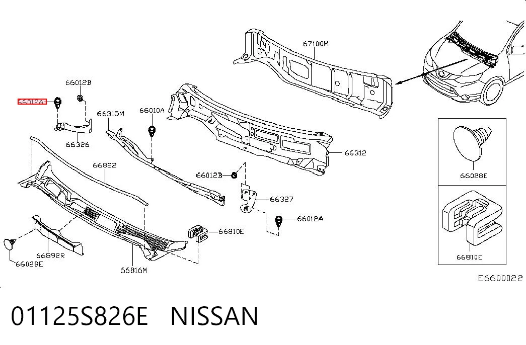 01125S826E Nissan/Infiniti