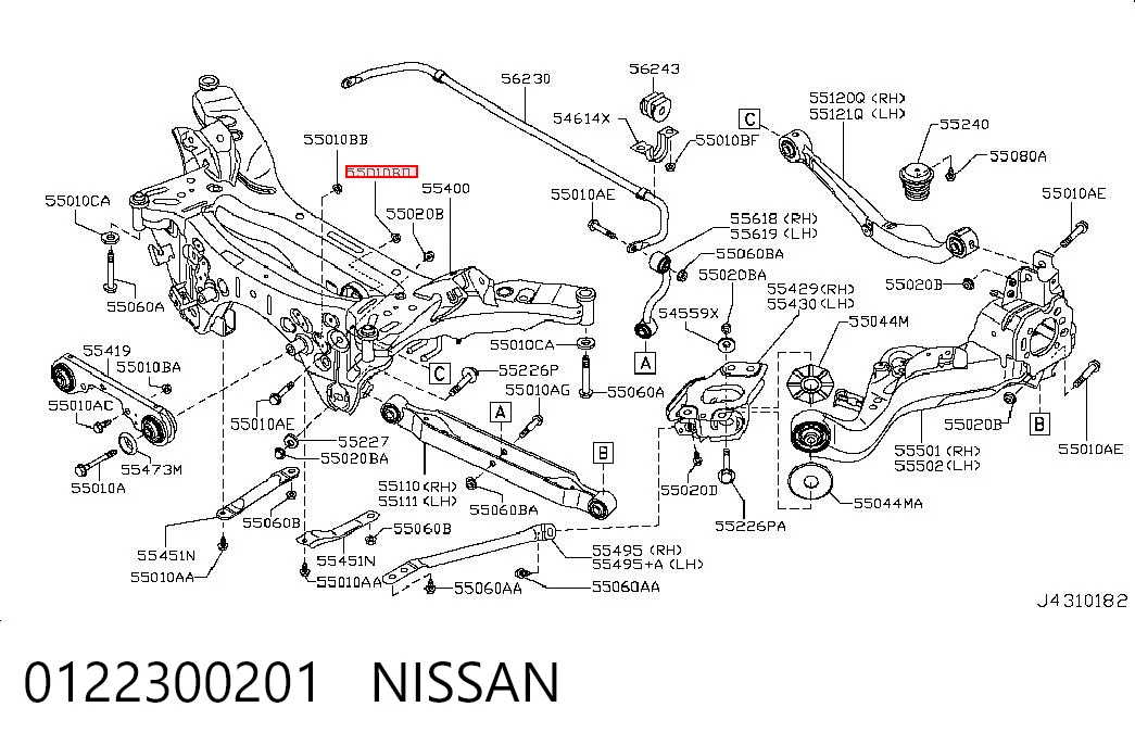 0122300201 Nissan/Infiniti