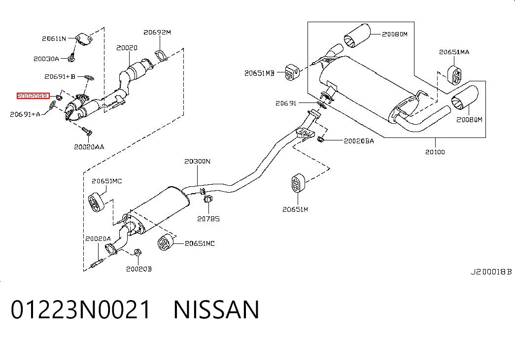 01223N0021 Nissan/Infiniti