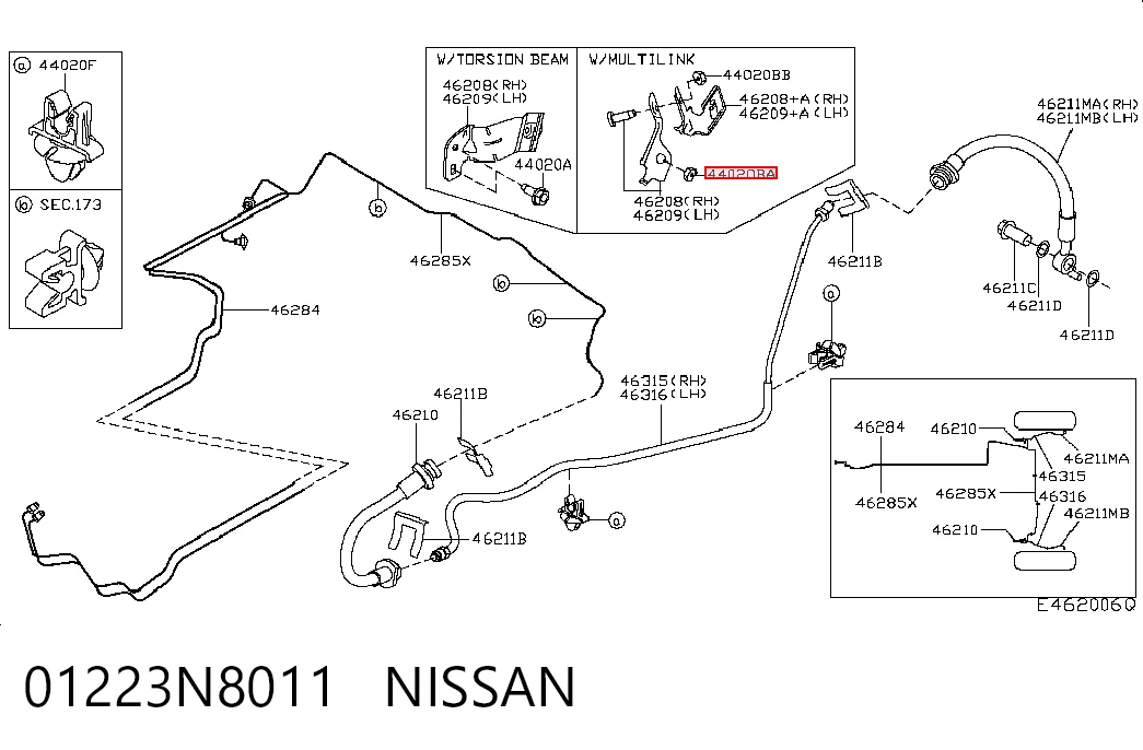 01223N8011 Nissan/Infiniti