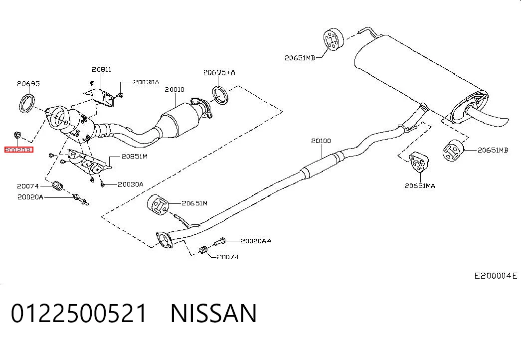 0122500521 Nissan/Infiniti