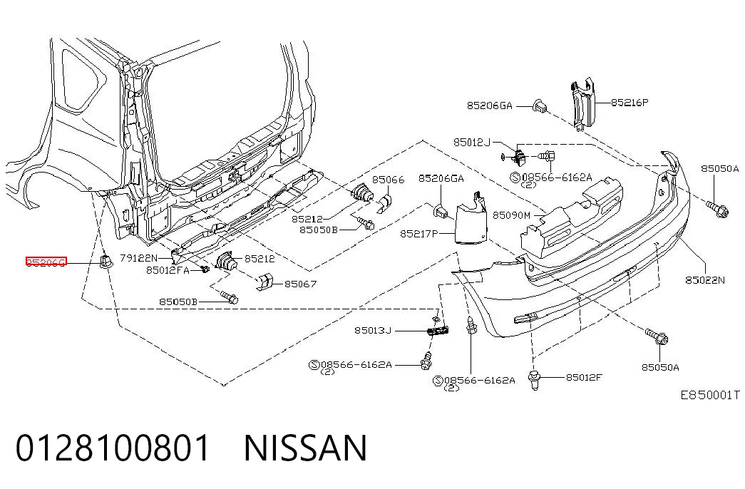 0128100801 Nissan/Infiniti 