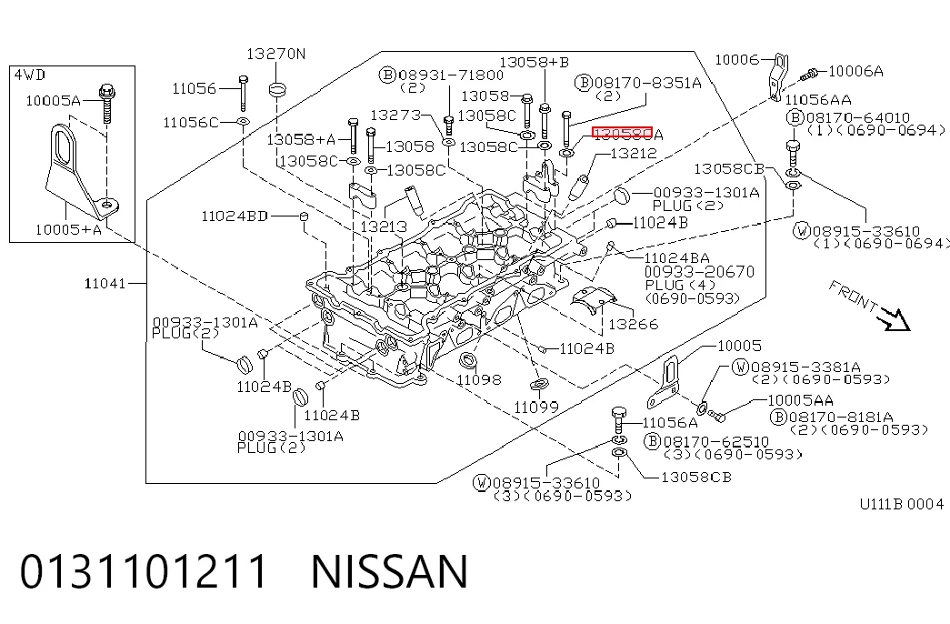 0131101211 Nissan/Infiniti