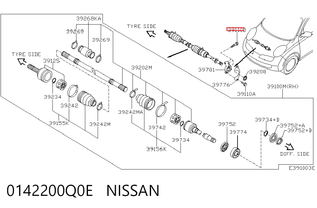 0142200Q0E Nissan/Infiniti