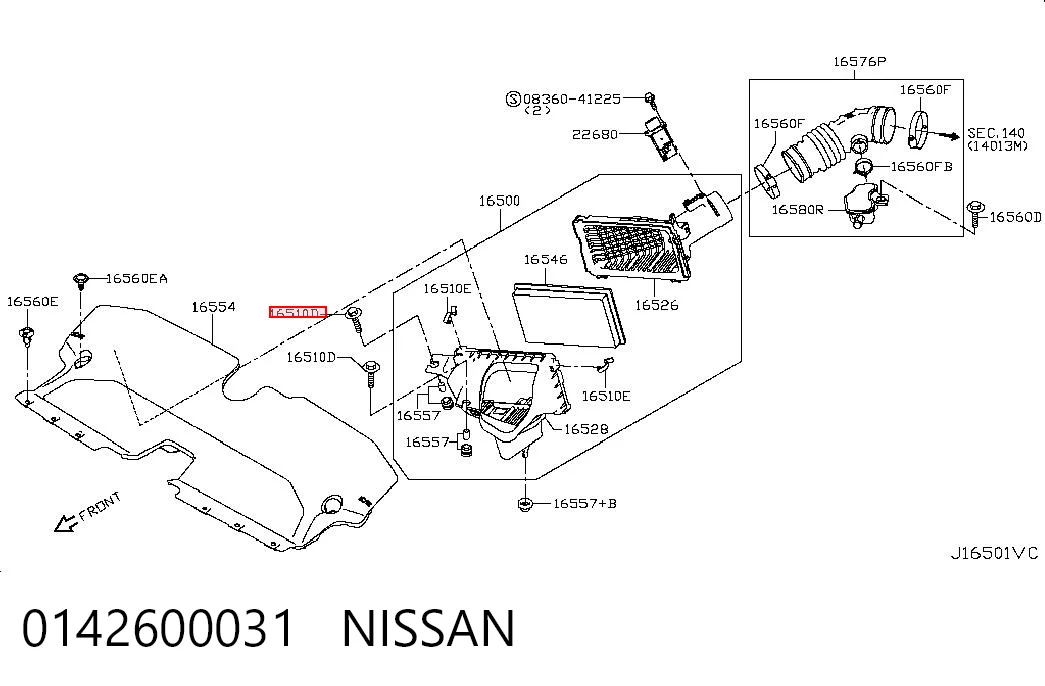 0142600031 Nissan/Infiniti