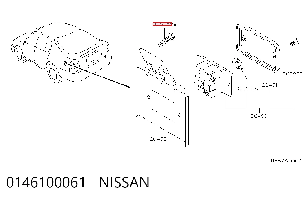 0146100061 Nissan/Infiniti
