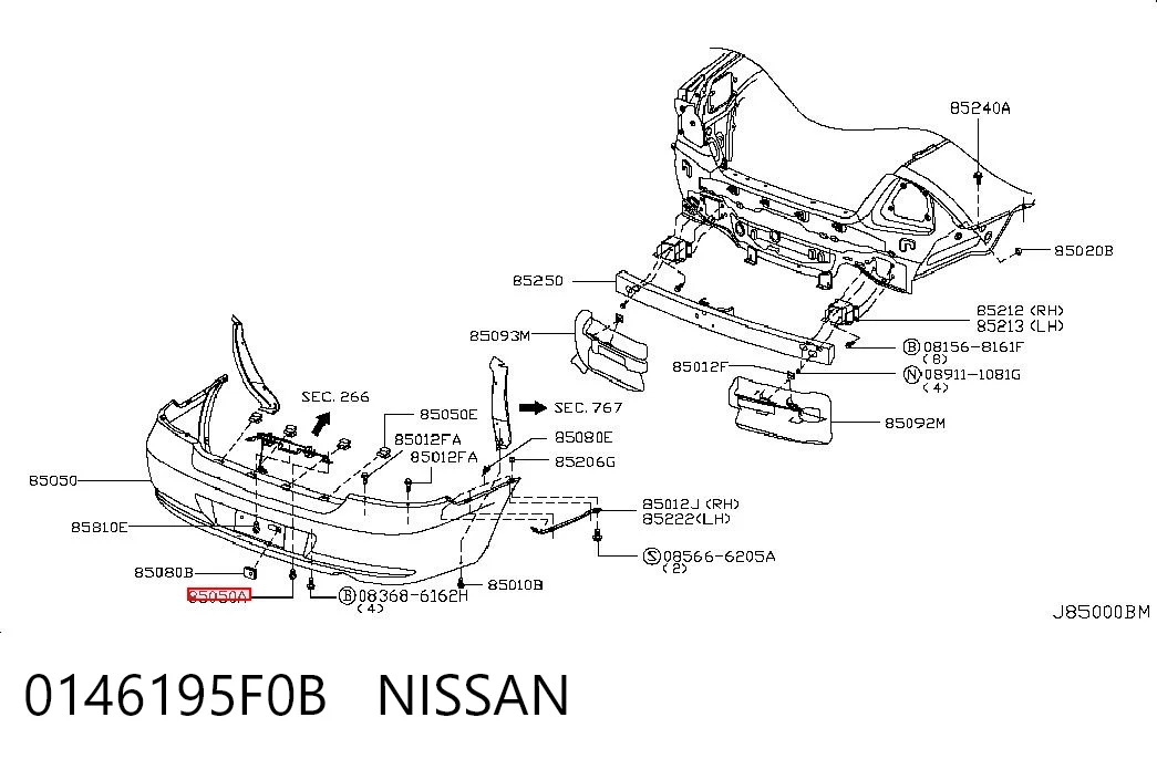 0146195F0B Nissan/Infiniti