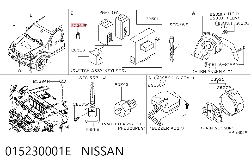 015230001E Nissan/Infiniti