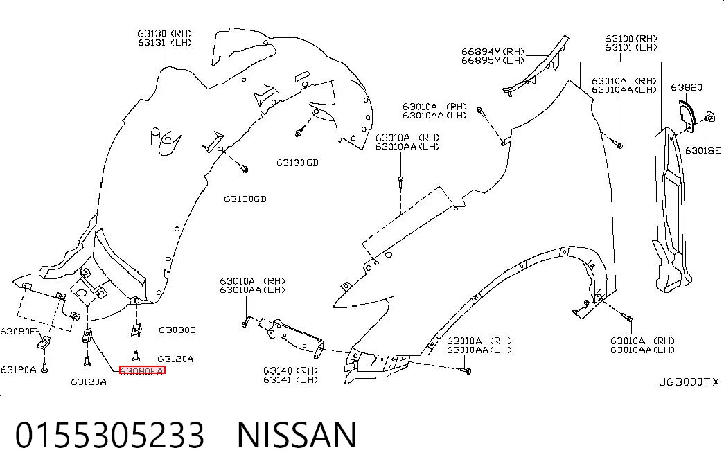0155305233 Nissan/Infiniti