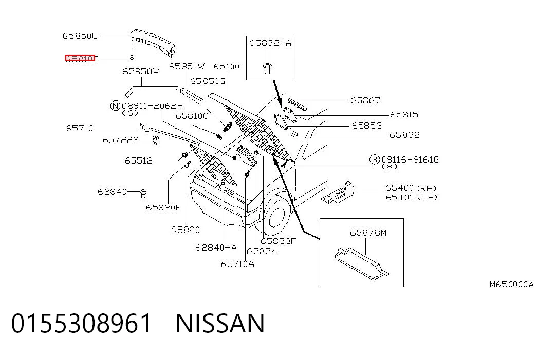 0155308961 Nissan/Infiniti