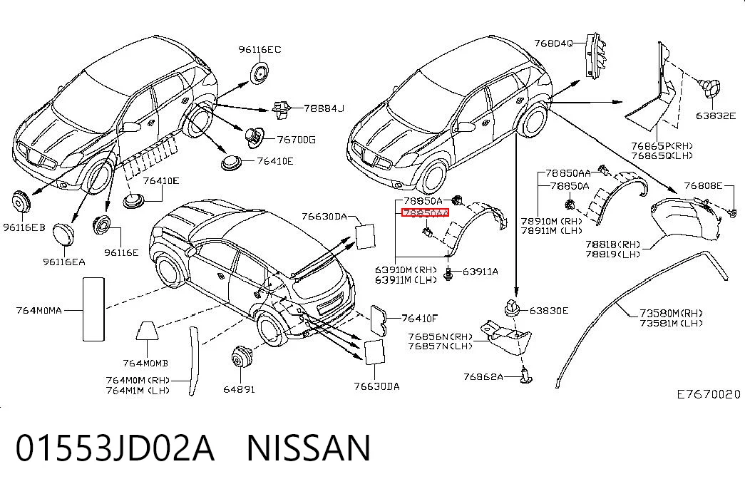 01553JD02A Nissan/Infiniti