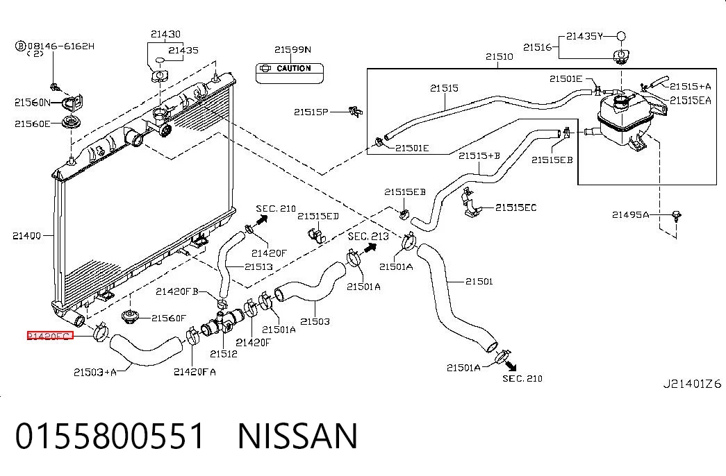 0155800551 Nissan/Infiniti