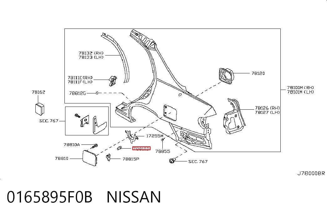 0165895F0B Nissan/Infiniti