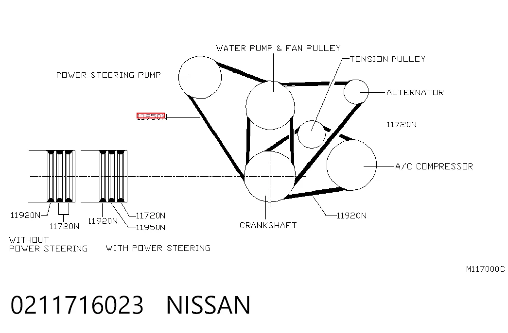 0211716023 Nissan/Infiniti
