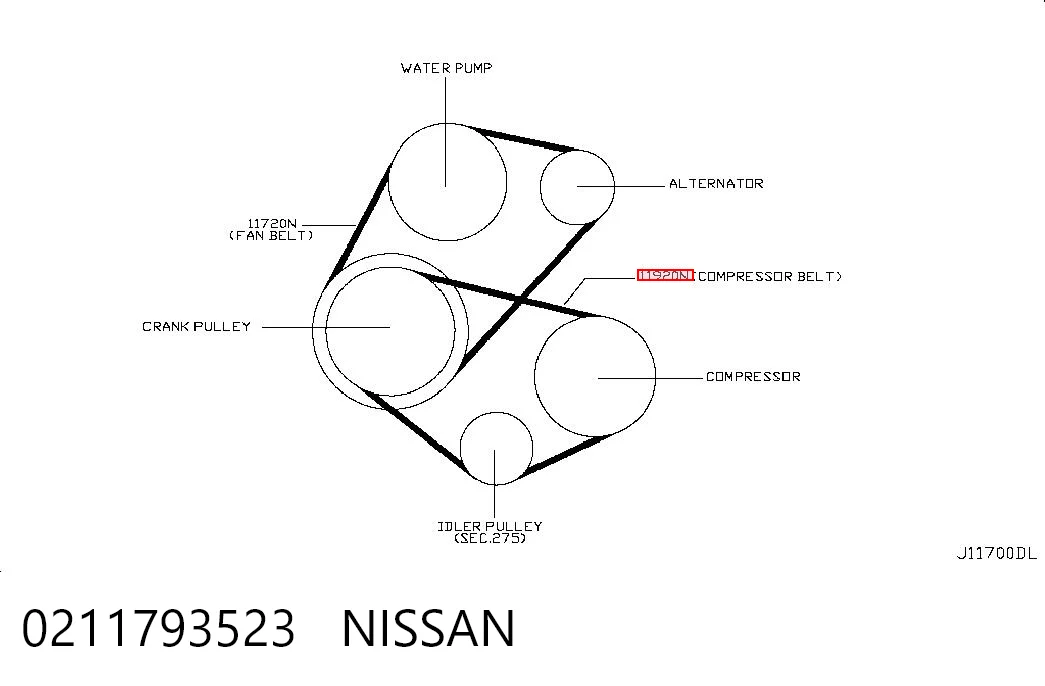 0211793523 Nissan/Infiniti