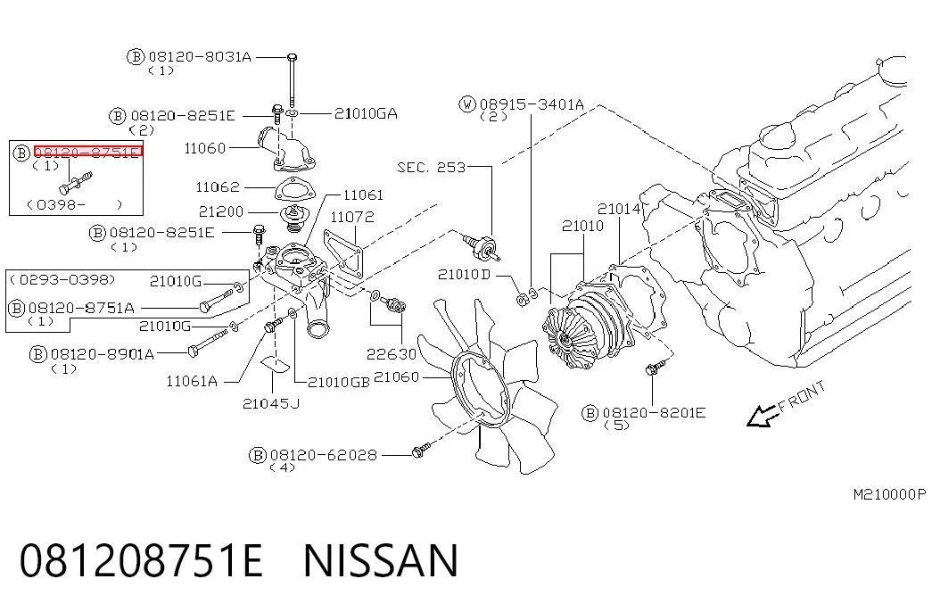 081208751E Nissan/Infiniti