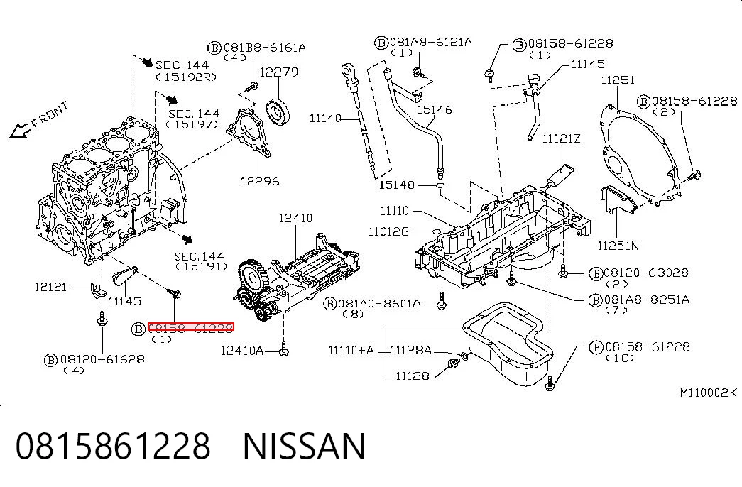 0815861228 Nissan/Infiniti