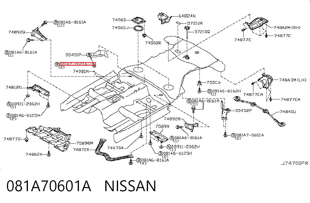 081A70601A Nissan/Infiniti
