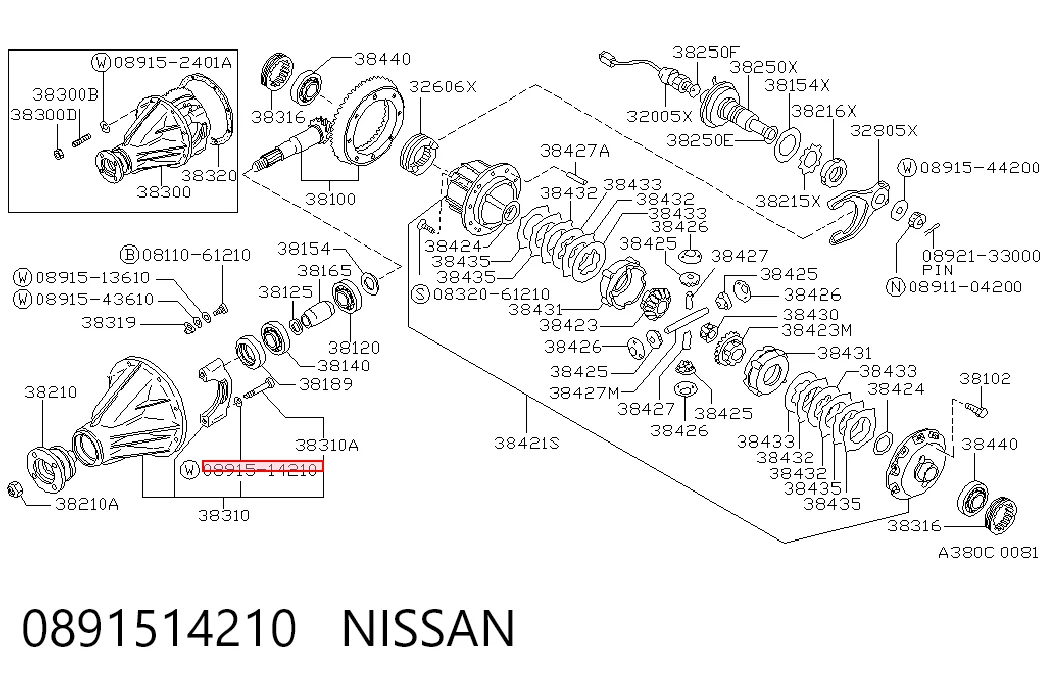 0891514210 Nissan/Infiniti