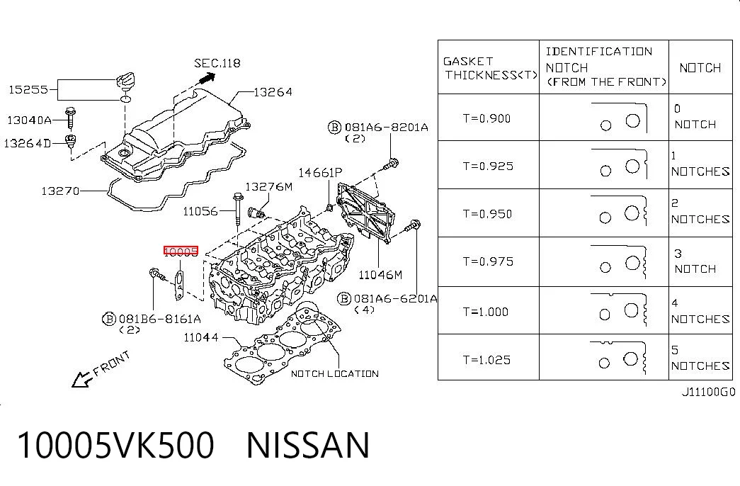 10005VK500 Nissan/Infiniti