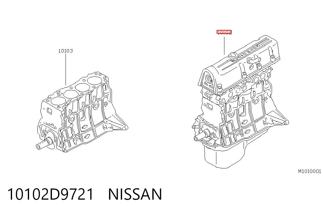 10102D9721 Nissan/Infiniti
