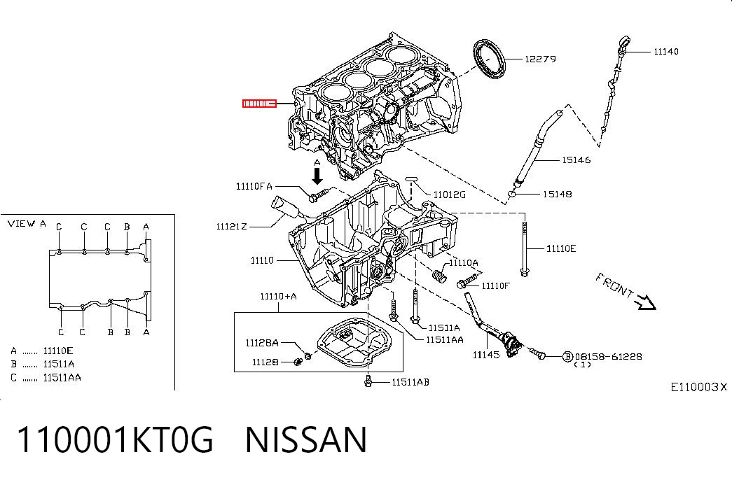 110001KT0G Nissan/Infiniti