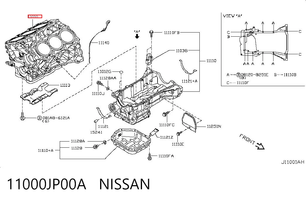 11000JP00A Nissan/Infiniti