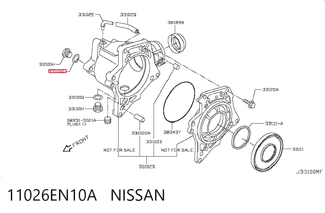 11026EN10A Nissan/Infiniti