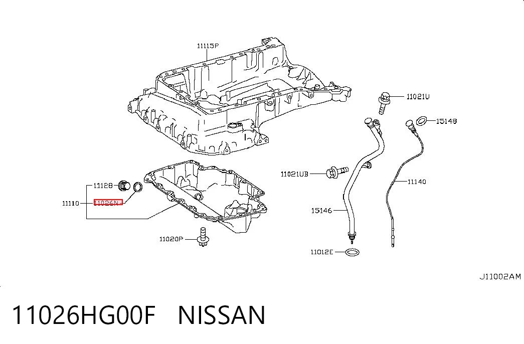 11026HG00F Nissan/Infiniti