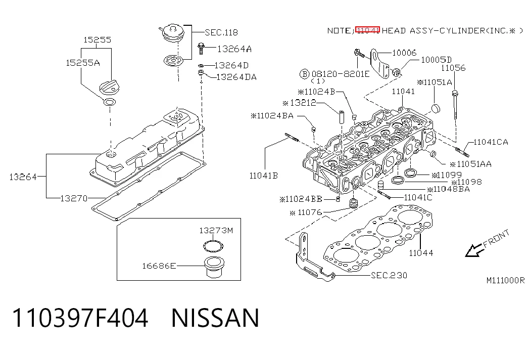 110397F404 Nissan/Infiniti