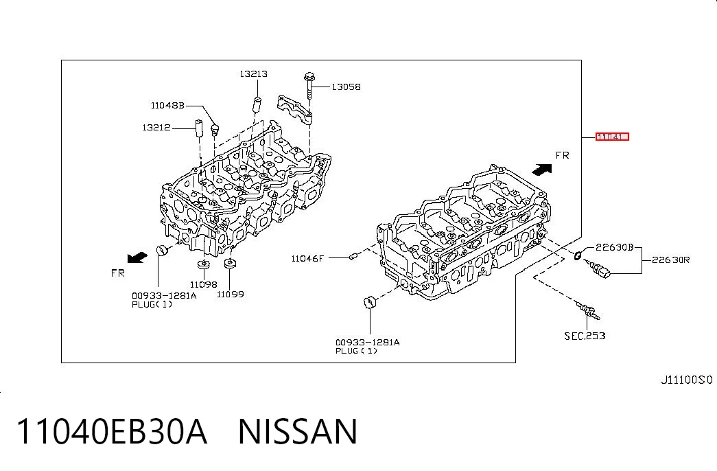 11040EB30A Nissan/Infiniti