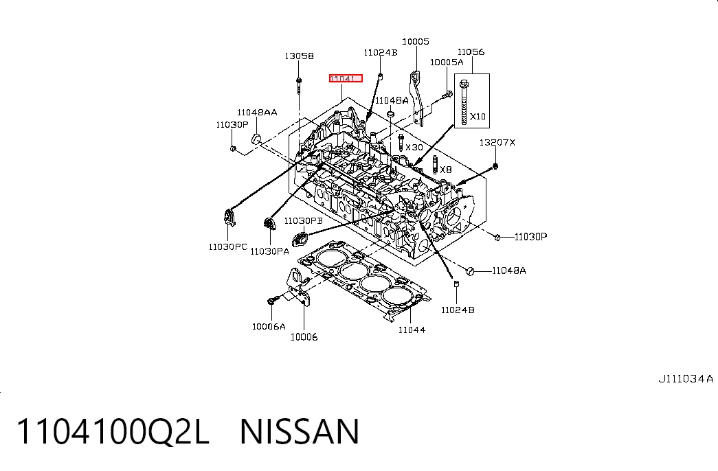 1104100Q2L Nissan/Infiniti