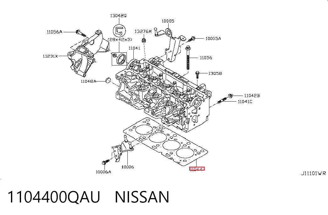 Empaquetadura de culata para Renault Clio II SB0