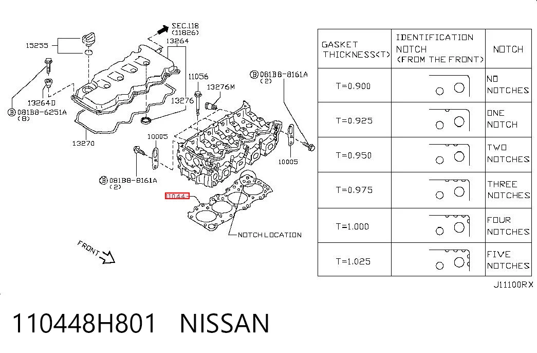 110448H801 Nissan/Infiniti