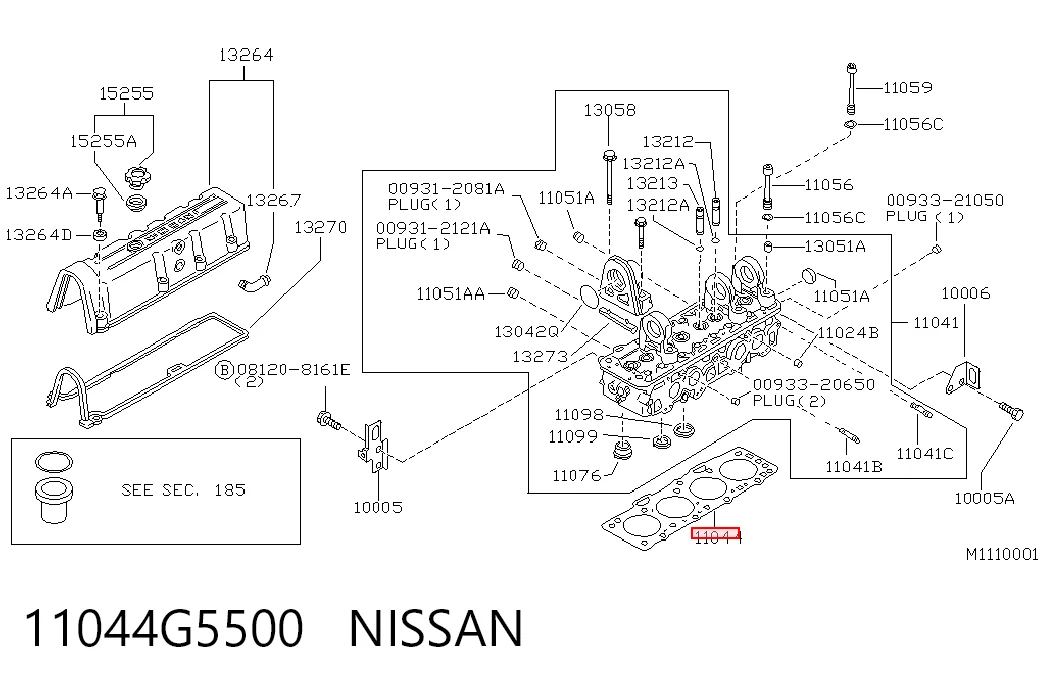 11044G5500 Nissan/Infiniti