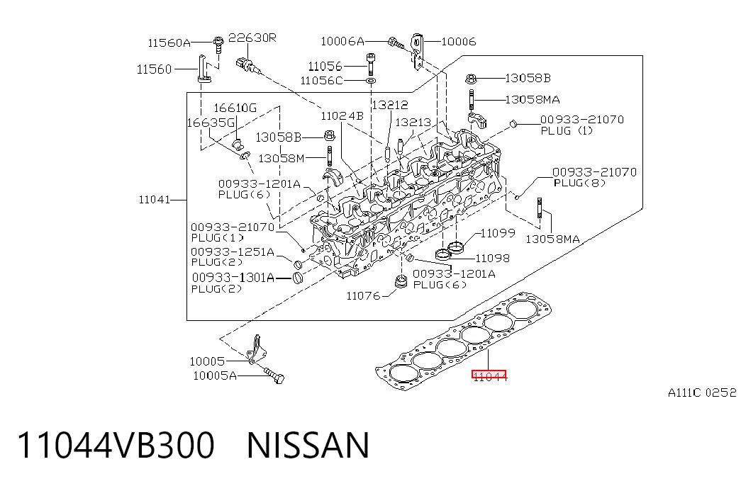  Junta de culata Nissan Patrol 