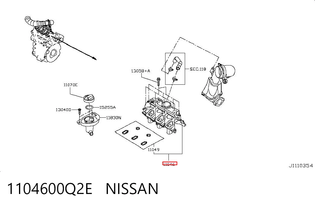 1104600Q2E Nissan/Infiniti
