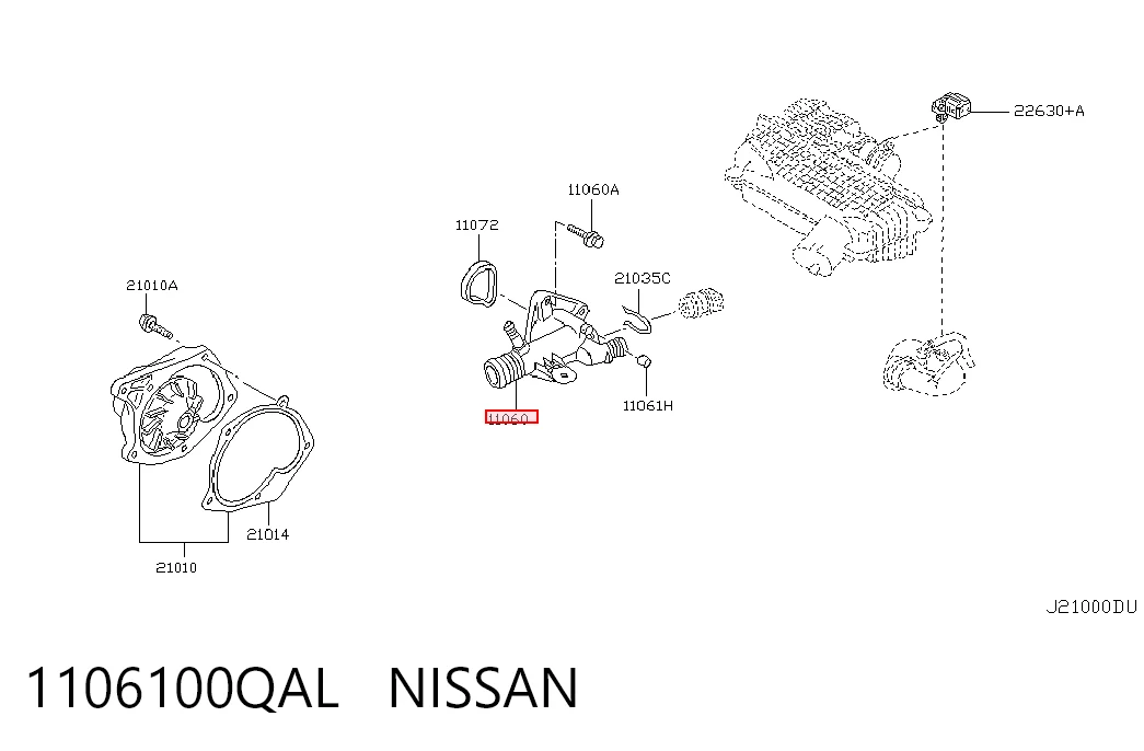 1106100QAL Nissan/Infiniti