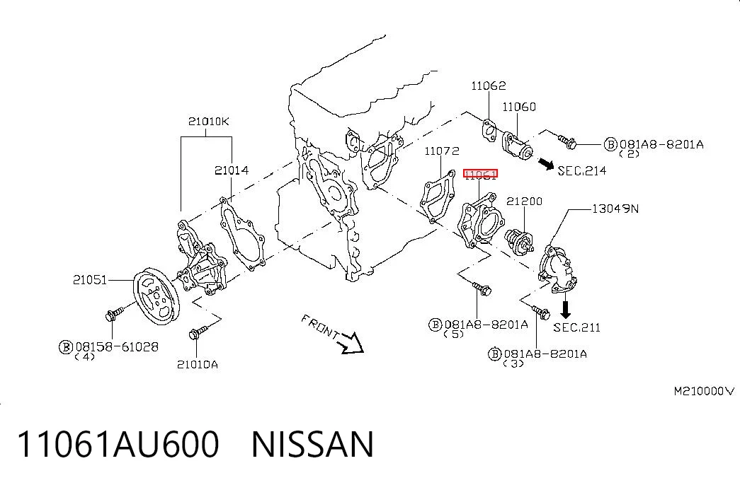 11061AU600 Nissan/Infiniti
