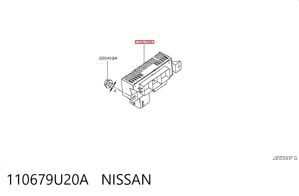 110679U20A Nissan/Infiniti