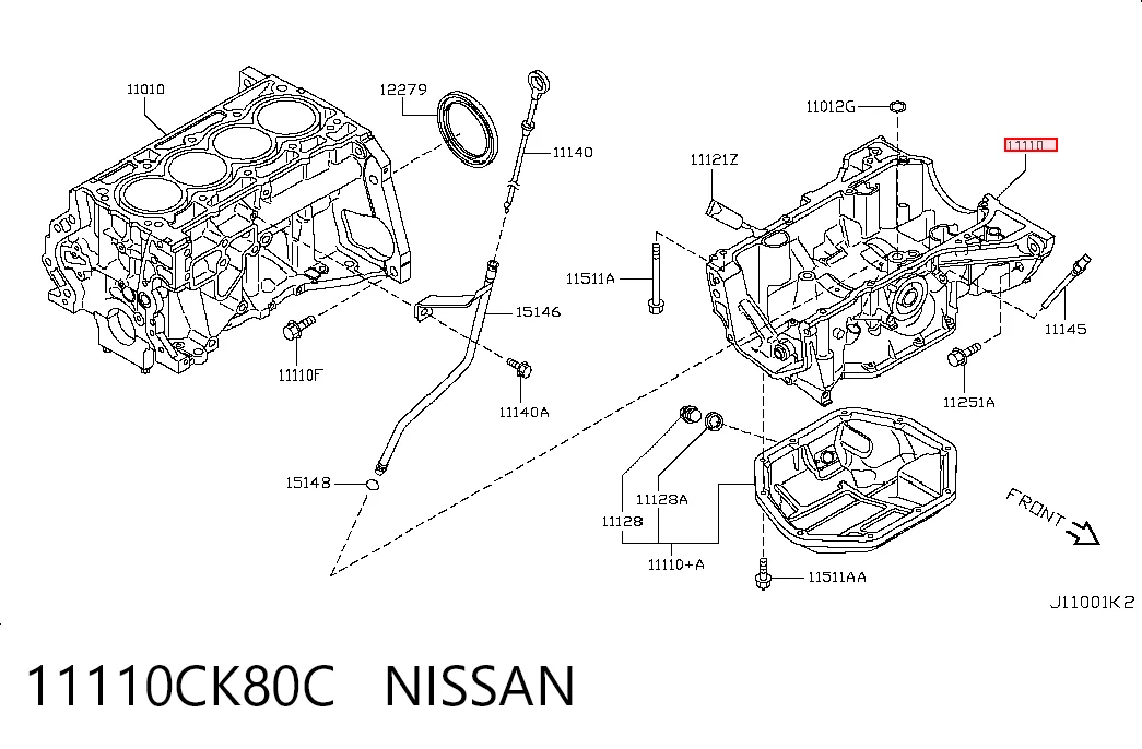 11110CK80C Nissan/Infiniti