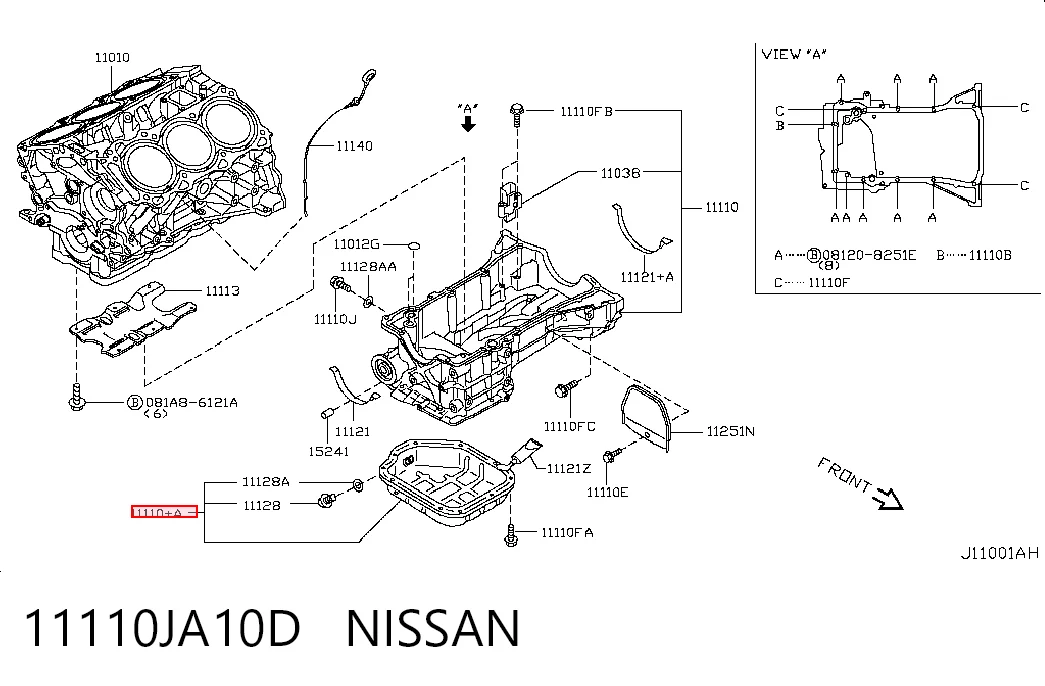11110JA10D Nissan/Infiniti