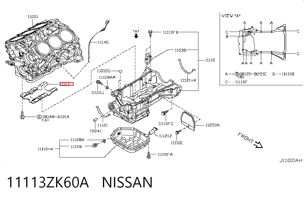 11113ZK60A Nissan/Infiniti