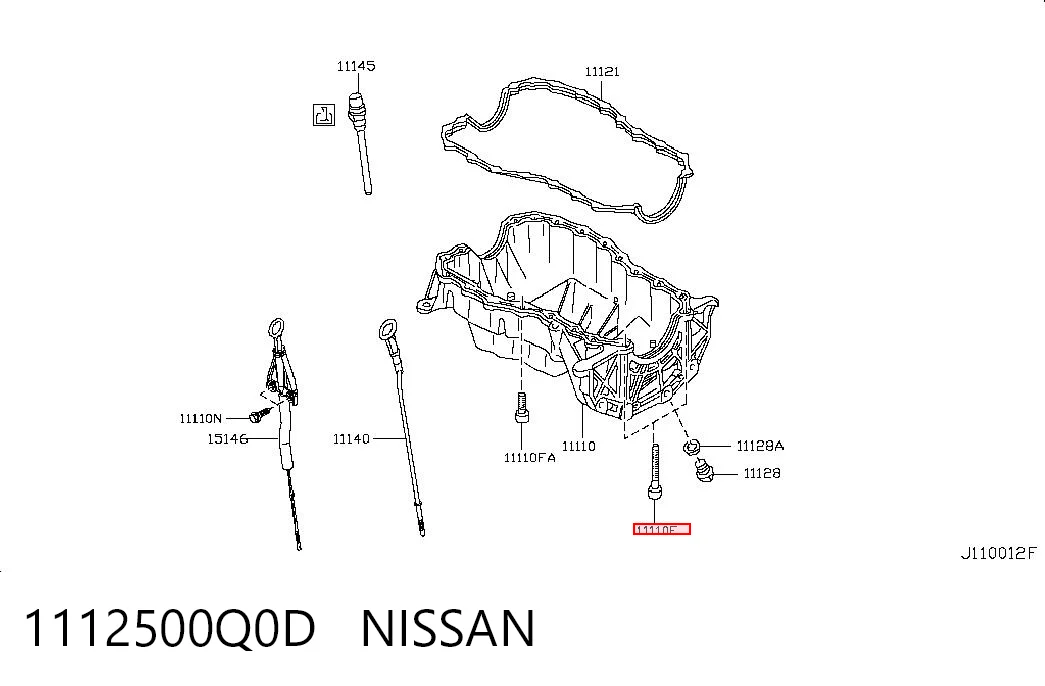 1112500Q0D Nissan/Infiniti