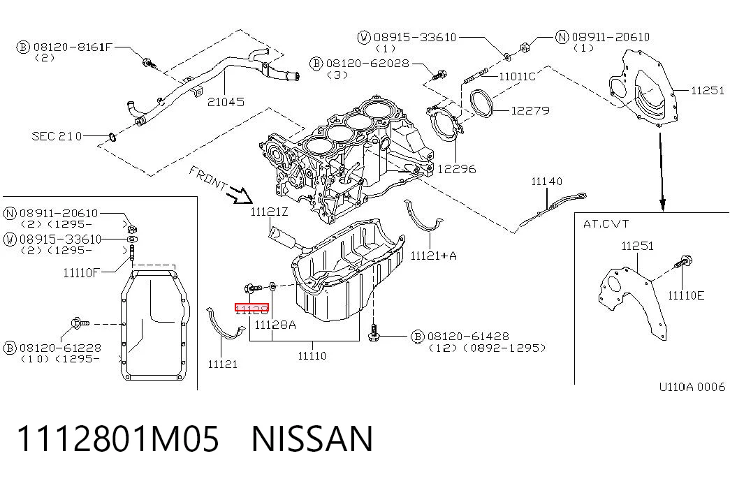 1112801M05 Nissan/Infiniti