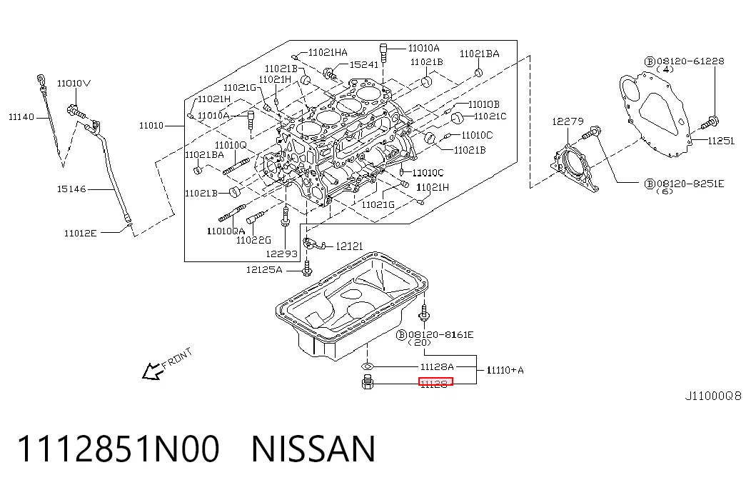 1112851N00 Nissan/Infiniti