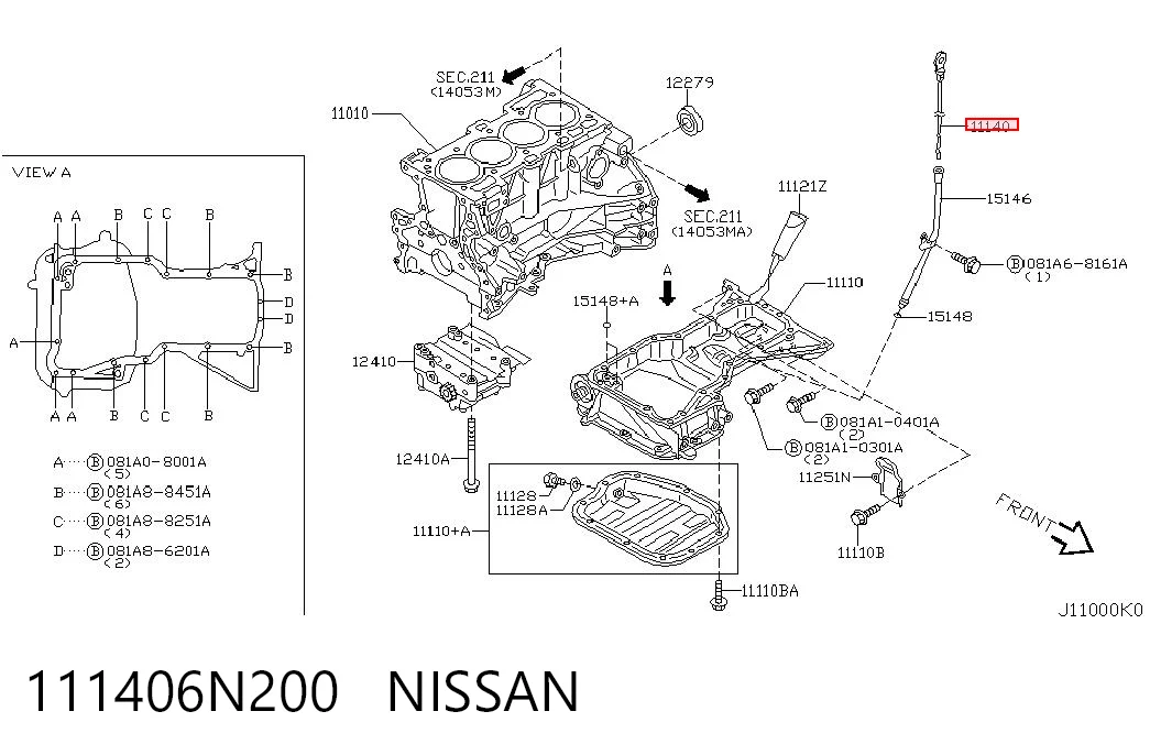 111406N200 Nissan/Infiniti